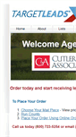Mobile Screenshot of cutler.targetleads.com