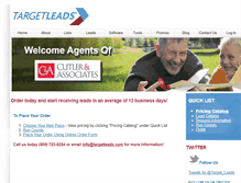 Tablet Screenshot of cutler.targetleads.com