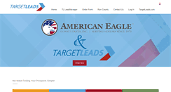 Desktop Screenshot of americaneagle.targetleads.com