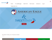 Tablet Screenshot of americaneagle.targetleads.com