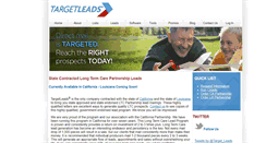 Desktop Screenshot of partnership.targetleads.com